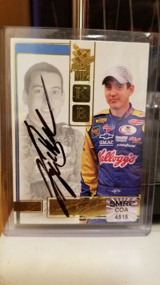 Kyle Busch Autographed Trading Card (with)