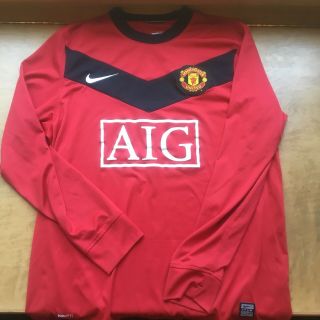 Nike Manchester United Long Sleeve Jersey Mens Medium
