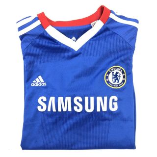 Adidas Chelsea Football Club Soccer Jersey Large Shirt Climacool Blue White