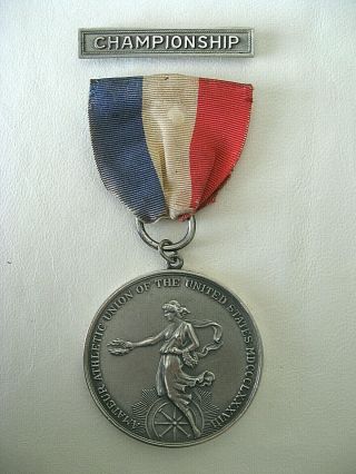 1935 Aau Championship Basketball Medal - Bill Wheatley,  