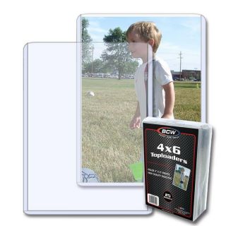 5 Bcw 4x6 Top Loaders - Protect Your Photos