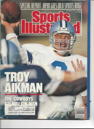 Sports Illustrated August 21 1989 Troy Aikman