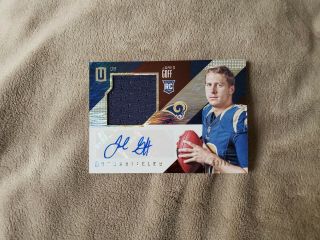 2016 Panini Unparalleled Jared Goff Rc Rookie Jersey Auto 53/99 Rams Rc Auto