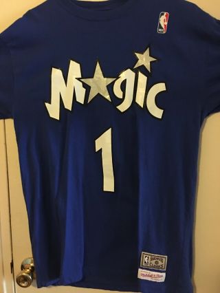 Tracy Mcgrady Orlando Magic Mitchell And Ness Nba Basketball Mens Shirt