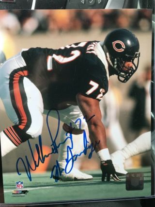 William “the Fridge” Perry Autographed 8x10 Photo