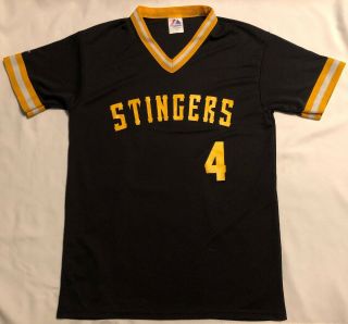 Vintage Majestic Stingers Baseball Jersey Large