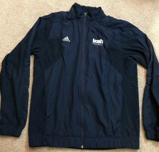 Adidas Team Issued Notre Dame Football Full Zip Up Large