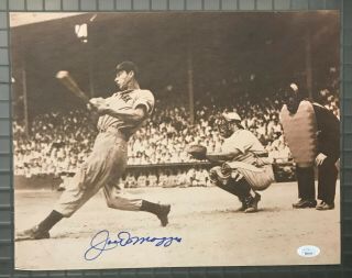 Joe Dimaggio Signed 11x14 Photo Autographed Auto Jsa Loa York Yankees Hof