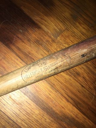 Louisvile Slugger 125 Hillerich & Bradsby Co Baseball Bat (officially Signed)