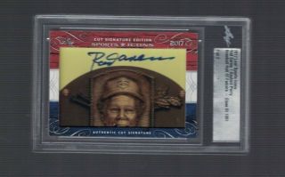 Rod Carew & Gaylord Perry 2017 Leaf Sports Icons Cut Autographs 2/2
