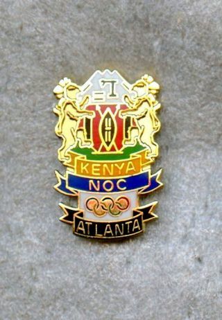 Noc Kenya 1996 Atlanta Olympic Games Pin Enamel