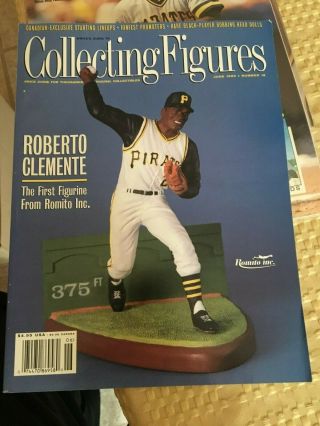 Whites Guide To Collecting Figures,  June 1996 Issue W/ Roberto Clemente On Cover