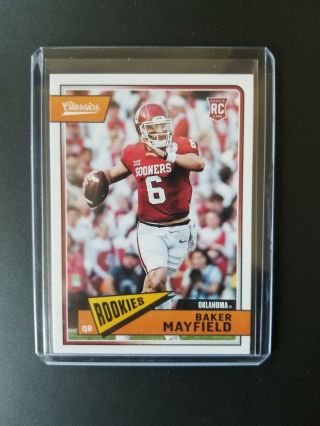 Baker Mayfield Rc 2018 Classics 208 Cleveland Browns Rookie