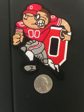 Osu Ohio State Buckeyes Vintage Rare Embroidered Iron On Patch 4.  5” X 3 "