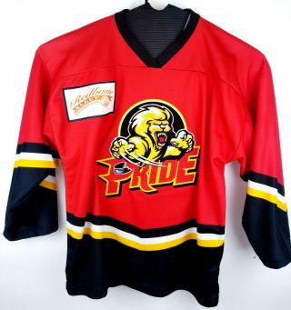 Ot Sports Echl Pee Dee Pride Hockey Jersey Made Usa Polyester Size Large