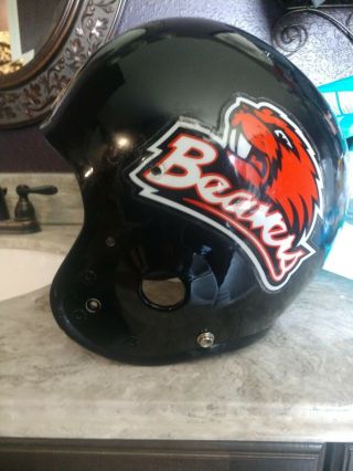 Oregon State Beavers Game Worn Football Helmet Shell 1999