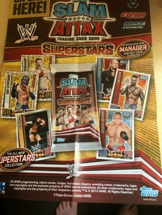 Slam Attax Superstars Almost Complete Set Of 192 Cards Loose
