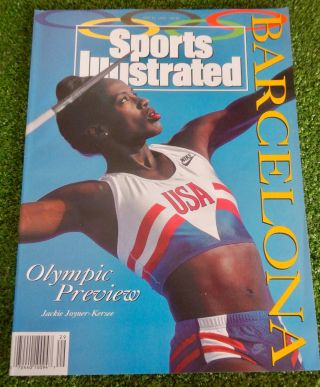 1992 Sports Illustrated Jackie Joyner - Kersee Barcelona Olympics Newsstand