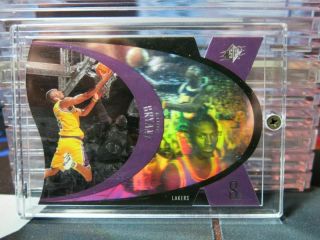 1996 - 97 Upper Deck Spx Kobe Bryant Holoview Rookie Card Rc Lakers Rw