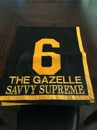 Savvy Supreme 2011 The Gazelle Gr I Race Worn Saddlecloth