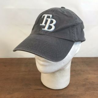 Tampa Bay Rays Mlb Baseball Blue Cotton Fitted Baseball Cap Hat Ch3