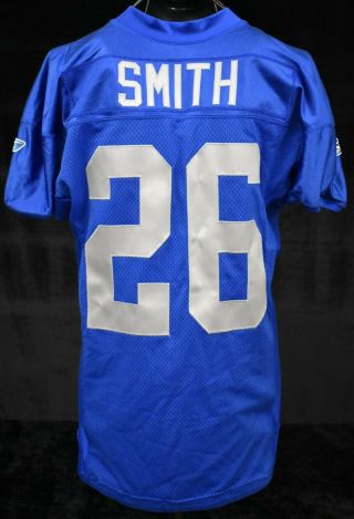 2008 Dwight Smith 26 Detroit Lions Game Worn Throwback Football Jersey Loa