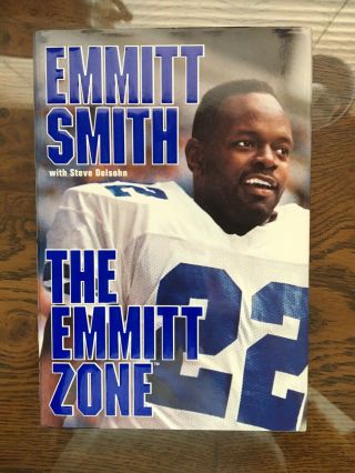 The Emmitt Zone - Signed First Edition Hardcover - Dallas Cowboys Emmitt Smith