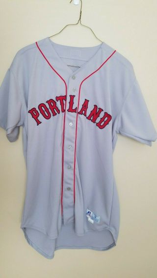 Portland Sea Dogs - Game Issued Jersey - Boston Red Sox Aa Farm Team Milb