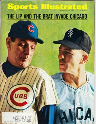 February 28,  1966 Leo Durocher Cubs & Eddie Stanky White Sox Sports Illustrated