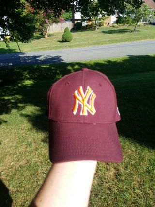 2008 York Yankees Virginia Tech Hat Size Med/large.  Era Rare