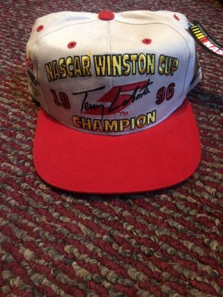 1996 Nascar Winston Cup Champion Terry Labonte Cap Hat Red 5