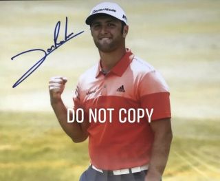 Jon Rahm Pga Golf Signed 8x10 Photograph