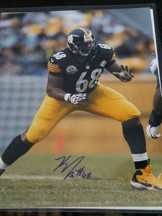 Kelvin Beachum Autographed 8x10 Photo - Pittsburgh Steelers