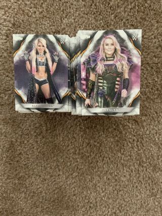 2019 Topps Wwe Undisputed Complete Master Set (100) Base 90 Portraits 10 Rousey
