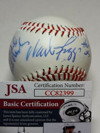 Jsa Wade Boggs Signed Baseball Hof 05 To Dale Rawlings Official League Ball Ss