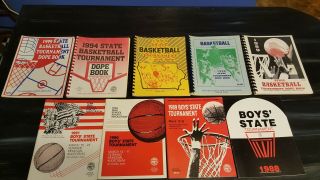 Iowa Boys High School State Tournament Programs And Dope Books 1980s And 1990s