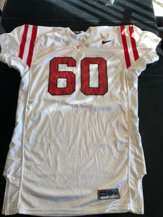 Game Worn Cornell Big Red Football Jersey Nike 60 Size 2xl