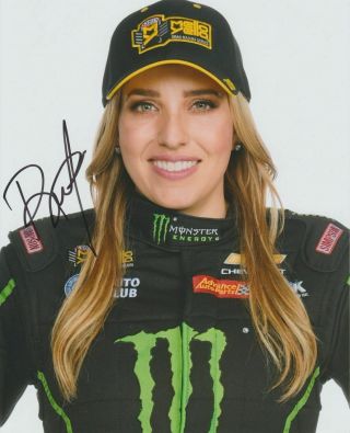 2018 Brittany Force Signed Nhra 8x10 Press Photo