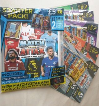 2018/19 Topps Match Attax Premiere League Multipacks And Starter Pack 2018/19