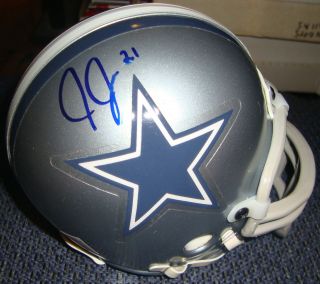 Dallas Cowboys Autograph Mini Helmet Signed By Julius Jones 21 2004–2007