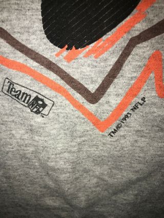 Cleveland Browns T Shirt 1993 Vintage Magic Johnson T’s Mens XL Gray NFL Vintage 3
