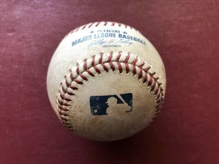 Mike Trout Foul Ball Mlb Authenticated