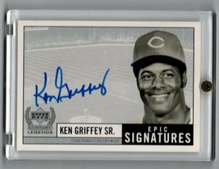Ken Griffey Sr 1999 Upper Deck Century Legends Epic Signatures Autograph Auto