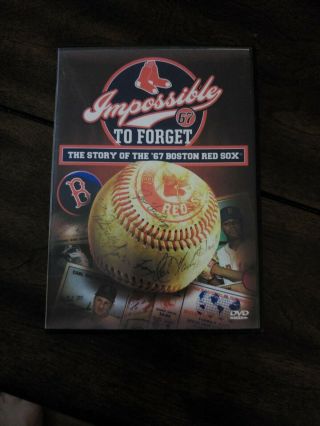 Impossible To Forget: The Story Of The 1967 Red Sox (dvd,  2007) 2 Discs.