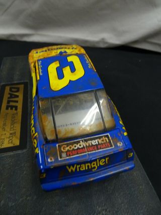 Dale the Movie Dale Earnhardt 3 Wrangler 1986 Monte Carlo 1/24 scale Car Only 6