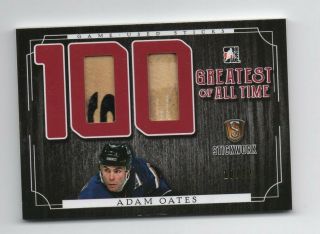 2017 - 18 Leaf In The Game Stickwork 100 Greatest Of All Time Adam Oates 10/12