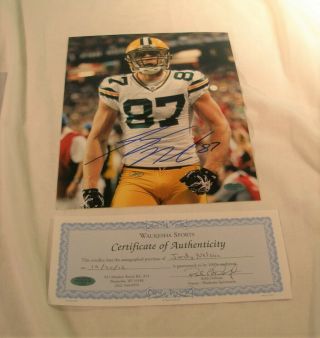 Nfl Green Bay Packers Jordy Nelson Hand Signed,  Autograph 8x10 Photo,  2012