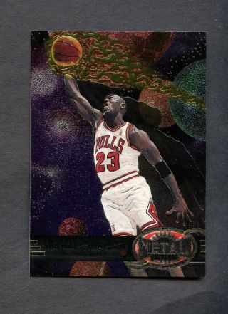 1997 - 98 Metal Universe 23 Michael Jordan Chicago Bulls Hof
