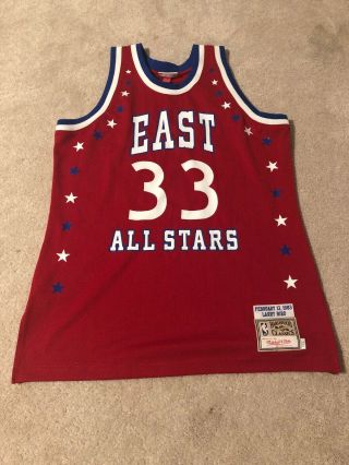 Mens Mitchell & Ness Nba Larry Bird 1983 All Star East Authentic Jersey Size 44l