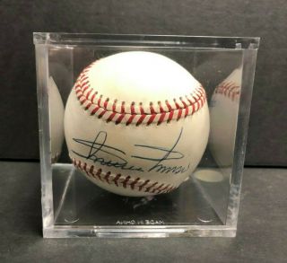 Minnie Minoso Chicago White Sox Signed Autographed Baseball With Display Case